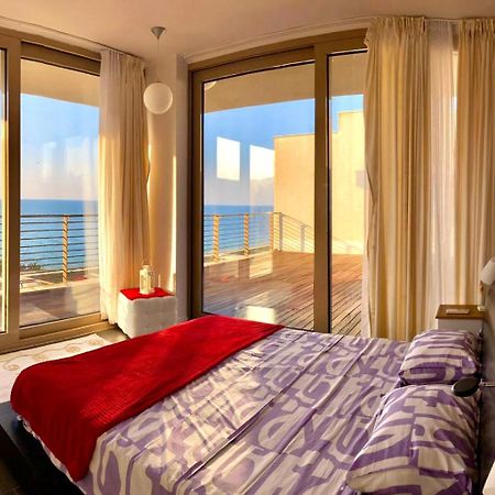 Sea View Penthouse Apartment Obzor Luaran gambar