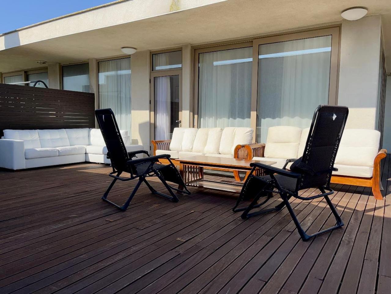 Sea View Penthouse Apartment Obzor Luaran gambar