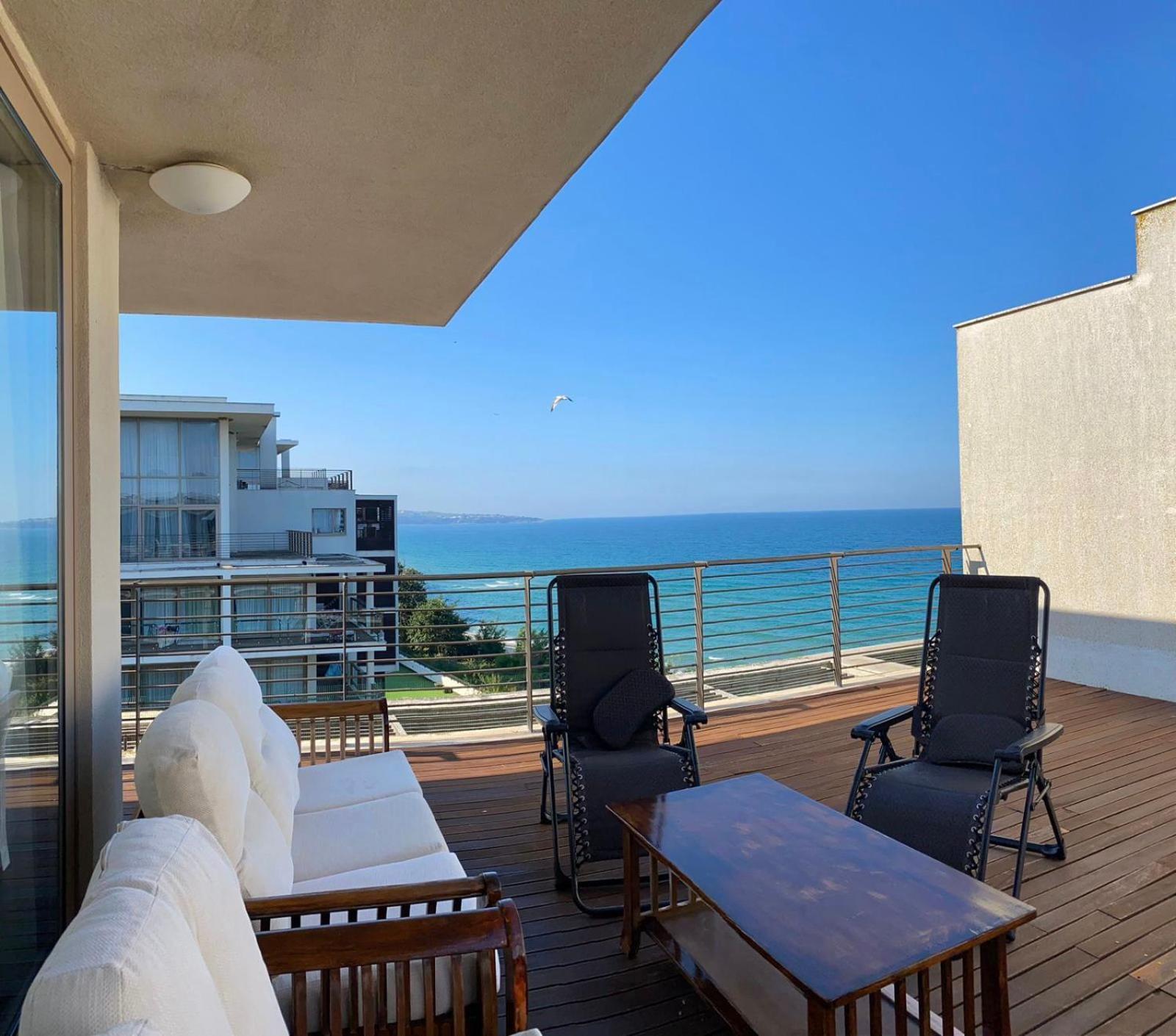 Sea View Penthouse Apartment Obzor Luaran gambar