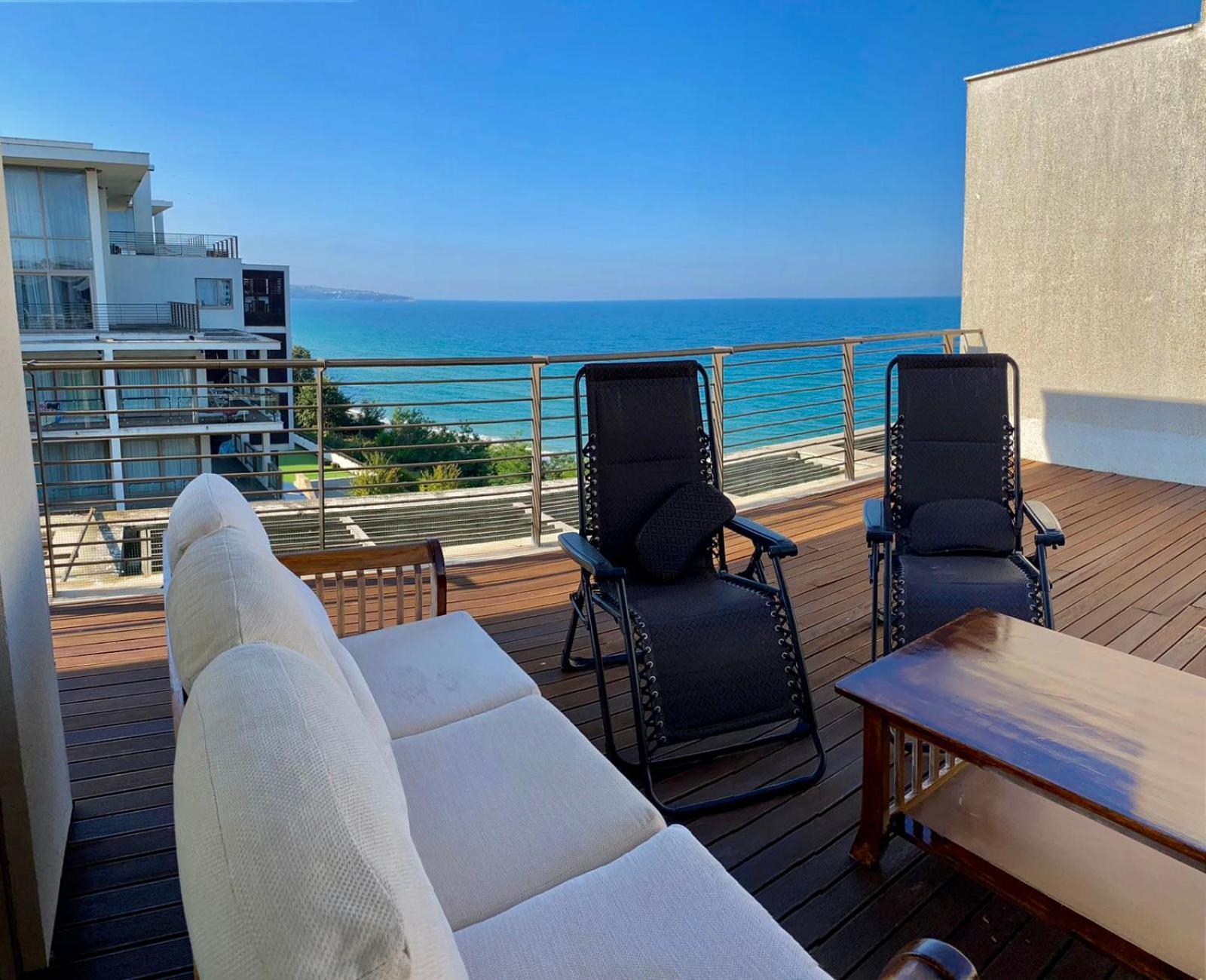 Sea View Penthouse Apartment Obzor Luaran gambar