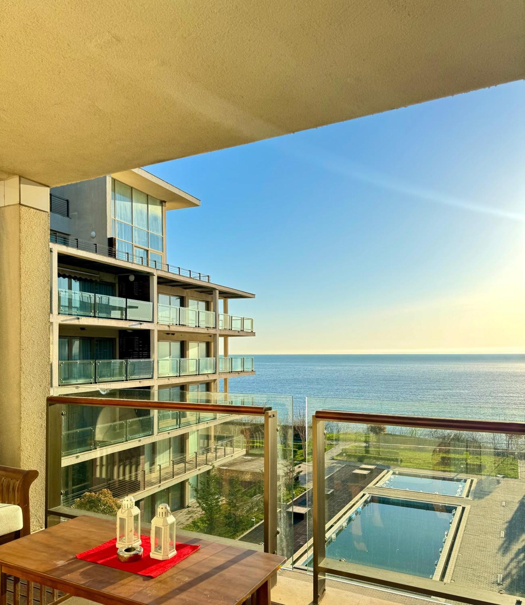 Sea View Penthouse Apartment Obzor Luaran gambar